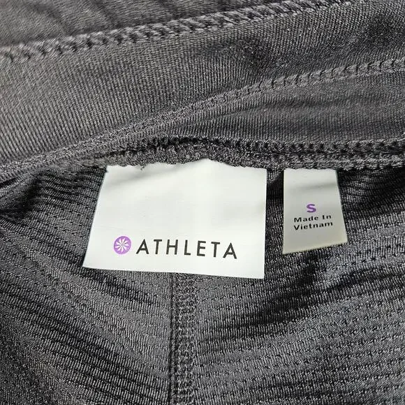 Athleta Womens Metro Skirt Skort Black Zip Pocket Lined Drawstring Size Small - Picture 3 of 7